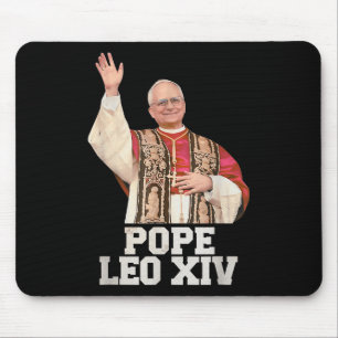 God Bless Pope Leo Xiv Pope Leo Xiv Shirt Pope Leo Mouse Mat