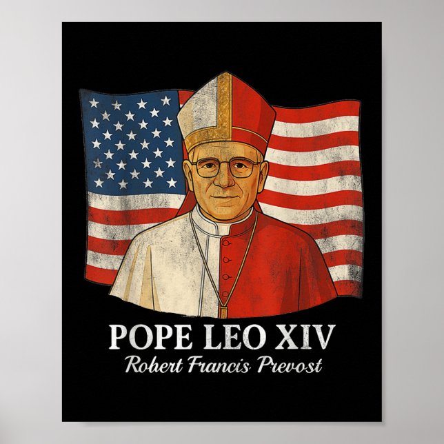 God Bless Pope Leo Xiv  Poster (Front)