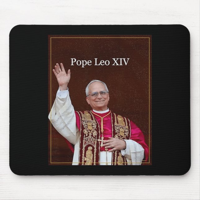God Bless Pope Leo Xiv Shirt  Mouse Mat (Front)