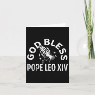 God Bless Pope Leo Xiv Shirt, Pope Leo Xiv Vintage Card