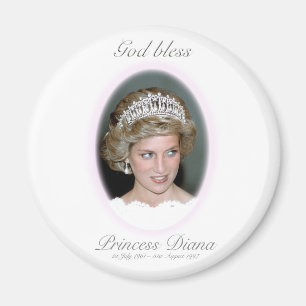 God Bless Princess Diana Magnet