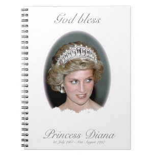 God Bless Princess Diana Notebook