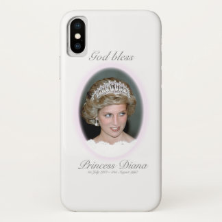 God Bless Princess Diana - Remembrance iPhone X Case