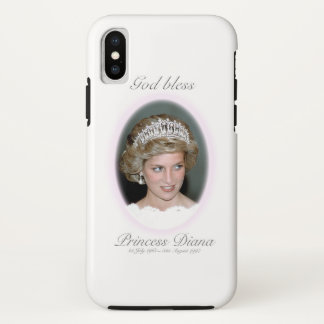God Bless Princess Diana - Remembrance iPhone X Case