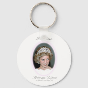 God Bless Princess Diana - Remembrance Key Ring