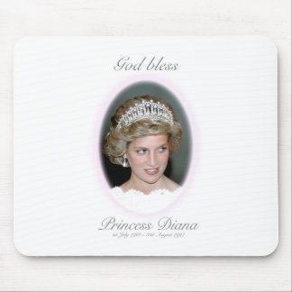 God Bless Princess Diana - Remembrance Mouse Mat