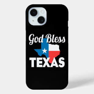 God Bless Texas iPhone 15 Case