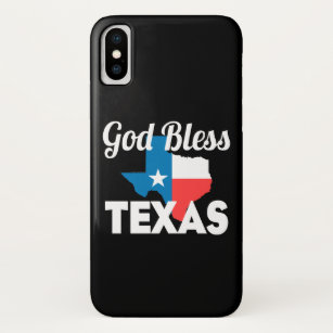 God Bless Texas iPhone X Case