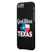 God Bless Texas Case-Mate iPhone Case (Back Left)