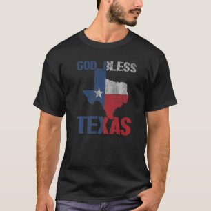 God Bless Texas Ohio Vintage Christian Religious C T-Shirt