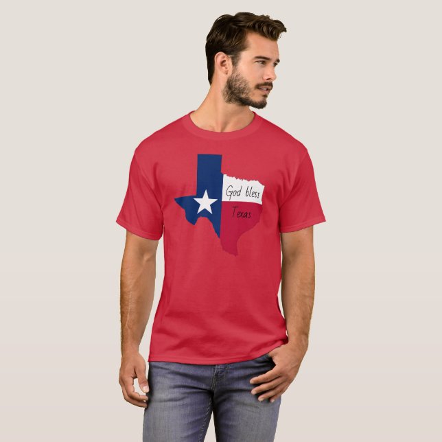 God bless Texas T-Shirt (Front Full)