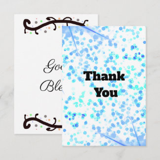 God Bless & Thank You Christian Greeting Card