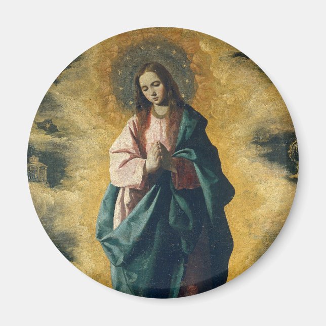 GOD BLESS THE IMMACULATE CONCEPTION MAGNET (Front)