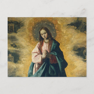 GOD BLESS THE IMMACULATE CONCEPTION POSTCARD