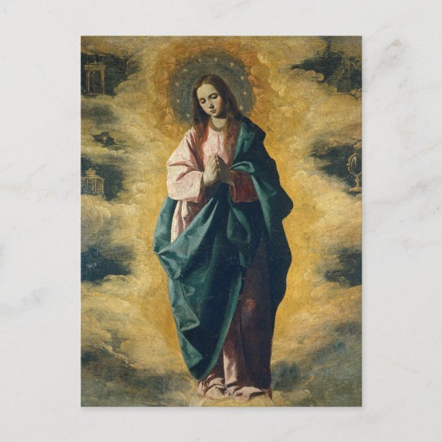 GOD BLESS THE IMMACULATE CONCEPTION POSTCARD (Front)
