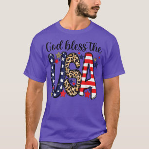 God Bless The USA American Flag Patriotic 4th Of J T-Shirt