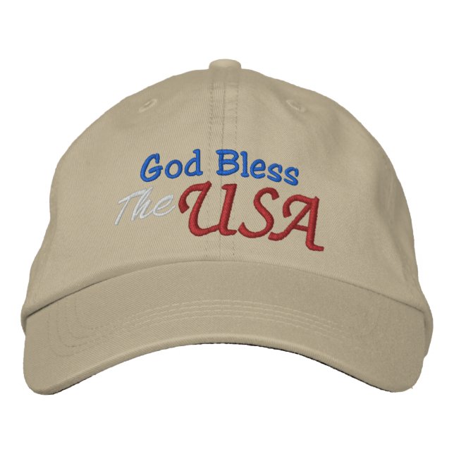God Bless the USA Cap Template by SRF (Front)