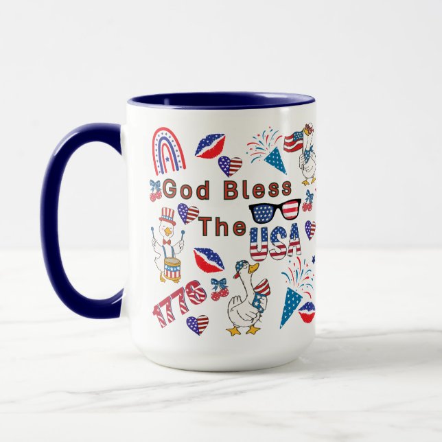 God Bless The USA Mug (Left)