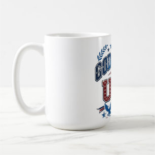 God Bless the USA Patriotic T-Shirt Design Coffee Mug