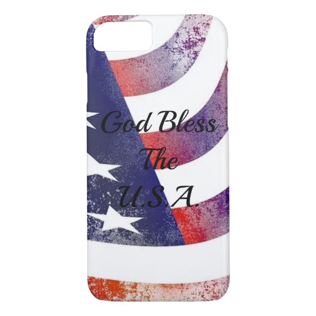 God Bless the USA Phone Case (Back)