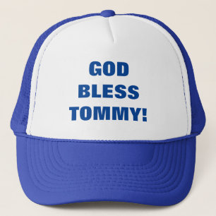 GOD BLESS TOMMY! TRUCKER HAT