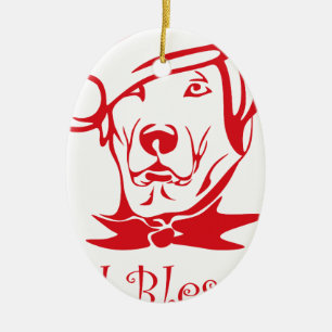god bless us christmas ceramic tree decoration
