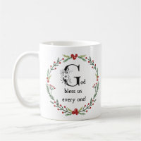 God Bless Us Every One Scrooge Dickens Christmas