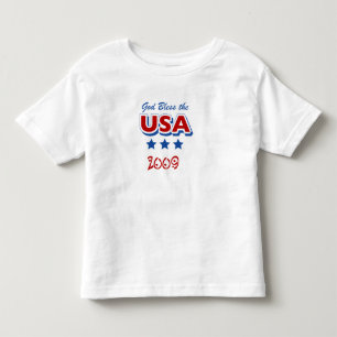 God Bless USA 2009 Toddler T Shirt