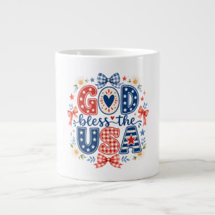 God bless USA Large Coffee Mug