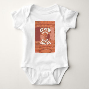 God Bless You – African-Inspired Spiritual Print  Baby Bodysuit