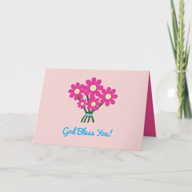 God Bless You  Card (Front)