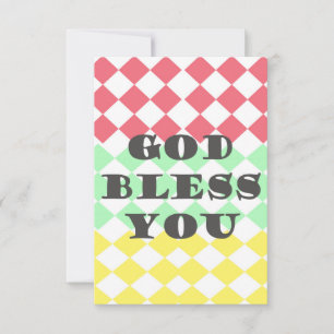 GOD bless you Card