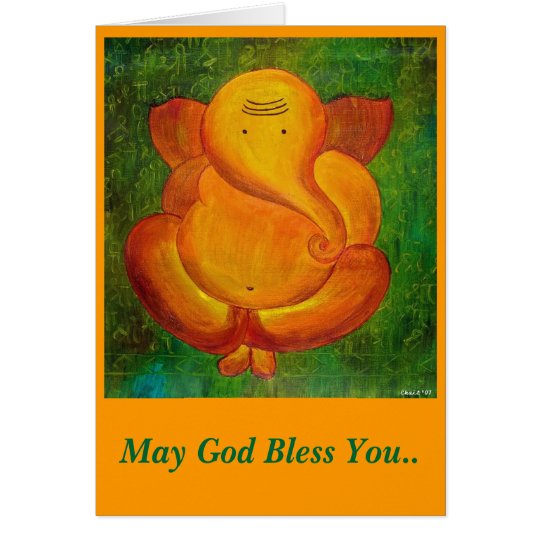 "God Bless You" card for any occassion