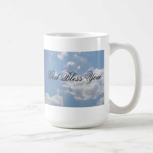 God Bless You Coffee Mug (Right)