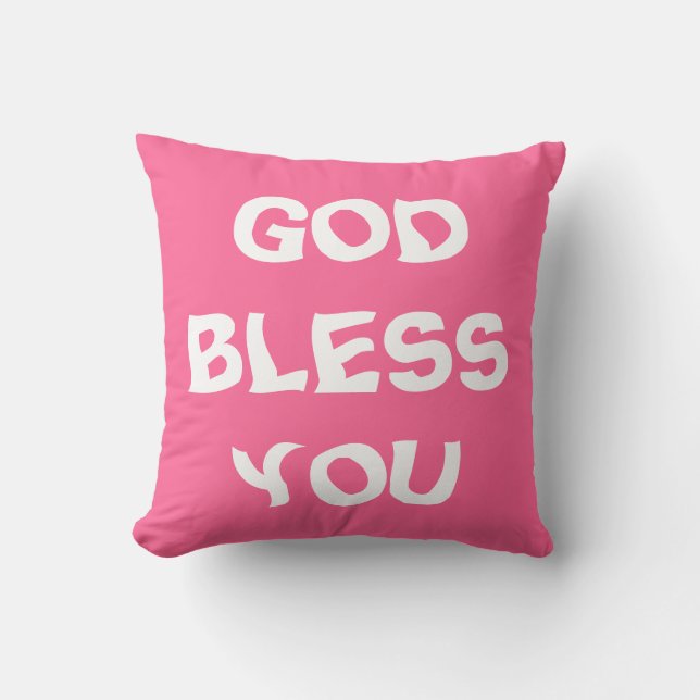 GOD BLESS YOU CUSHION (Front)