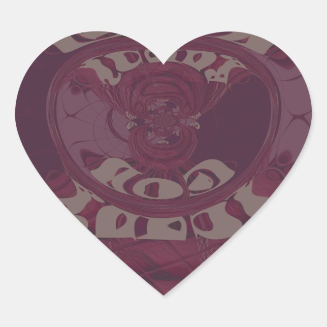 God Bless You Giraffes Art Print/Design Heart Sticker (Front)