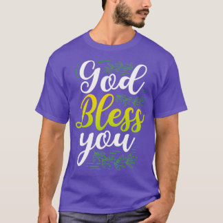God Bless You Inspirational Christian T-Shirt