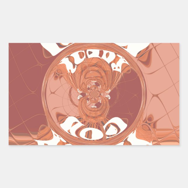 God Bless You Inspirational Text Design.  Rectangular Sticker (Front)