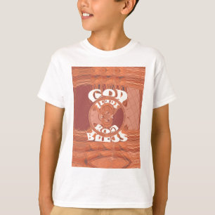 God Bless You Inspirational Text Design.  T-Shirt