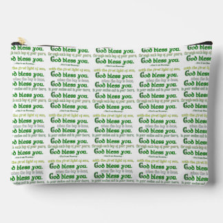 God Bless You Irish Blessing Accessory Pouch