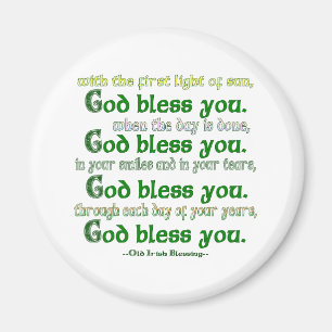 God Bless You Magnet