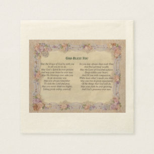 God Bless You Napkins