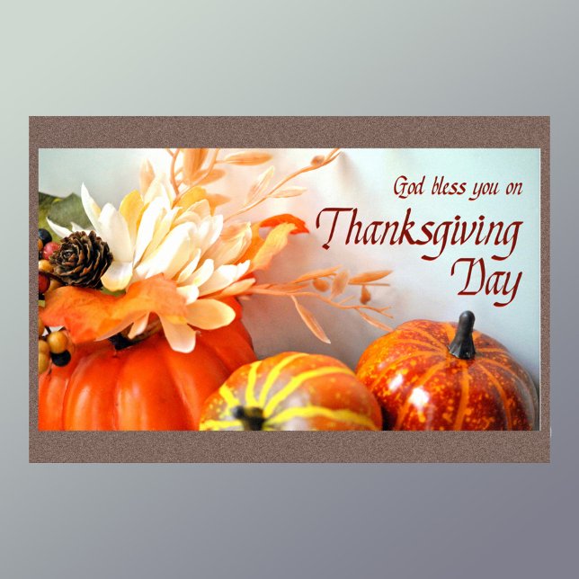 God Bless You On Thanksgiving Day  Poster (Creator Uploaded)