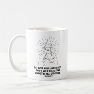 God Bless You. Put On The Whole Armour Of God Coffee Mug