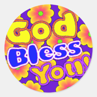 God Bless You! Sticker