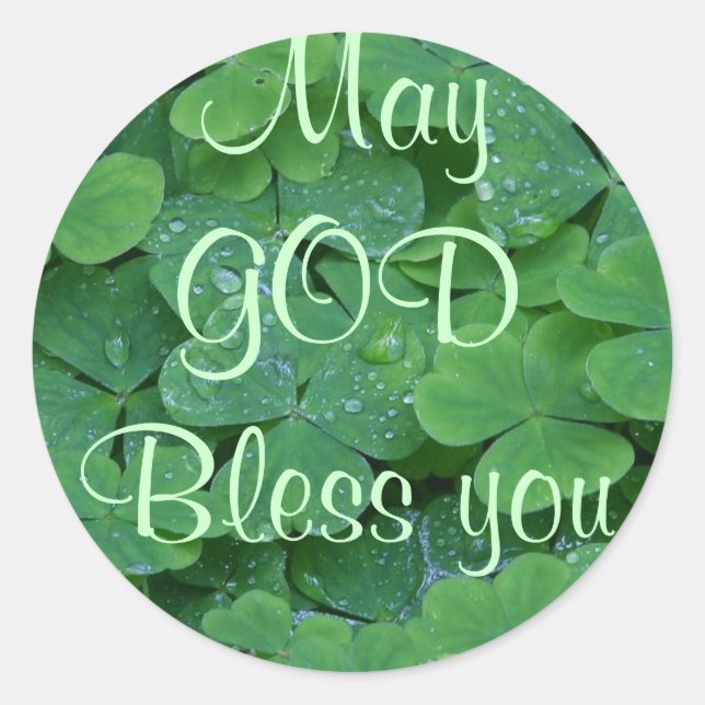 GOD Bless you stickers (Front)
