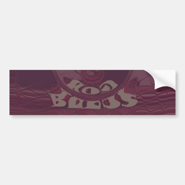 God Bless You Template Car Bumper Sticker (Front)