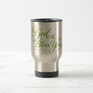 God Bless You Travel Mug