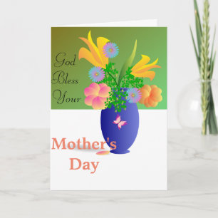 God Bless your Mother's Day Card