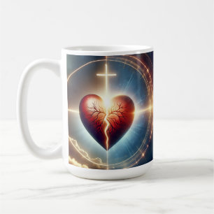 God Can Heal A Broken Heart Coffee Mug